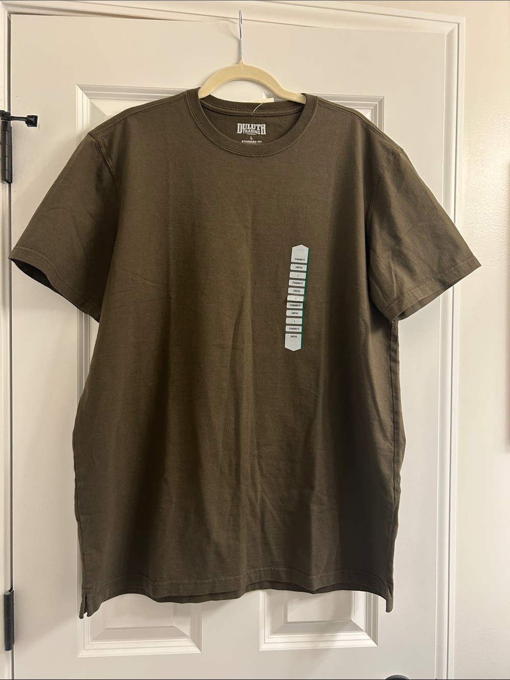Duluth Trading Co Brown Short Sleeve Crew Tee